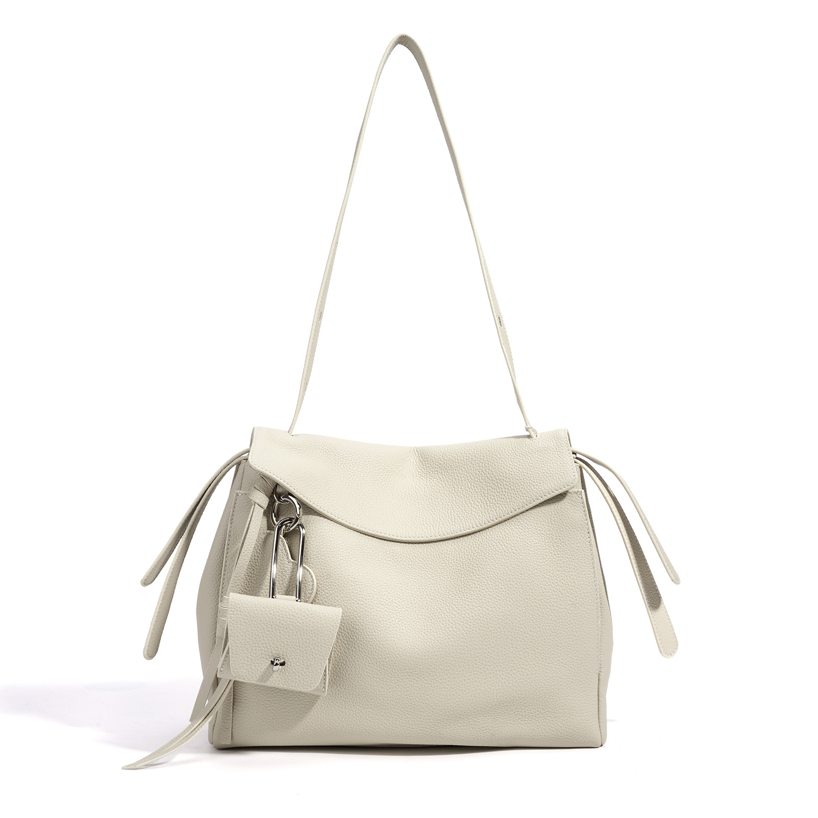Full-Grain Leather Envelope Crossbody Bag, picture 5 of 6