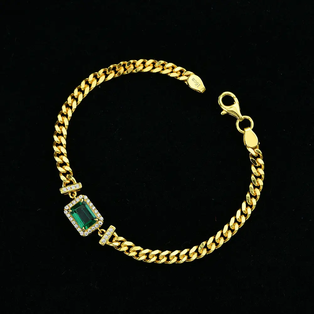 Cuban Bracelet European And American Vintage Jewelry Fashion