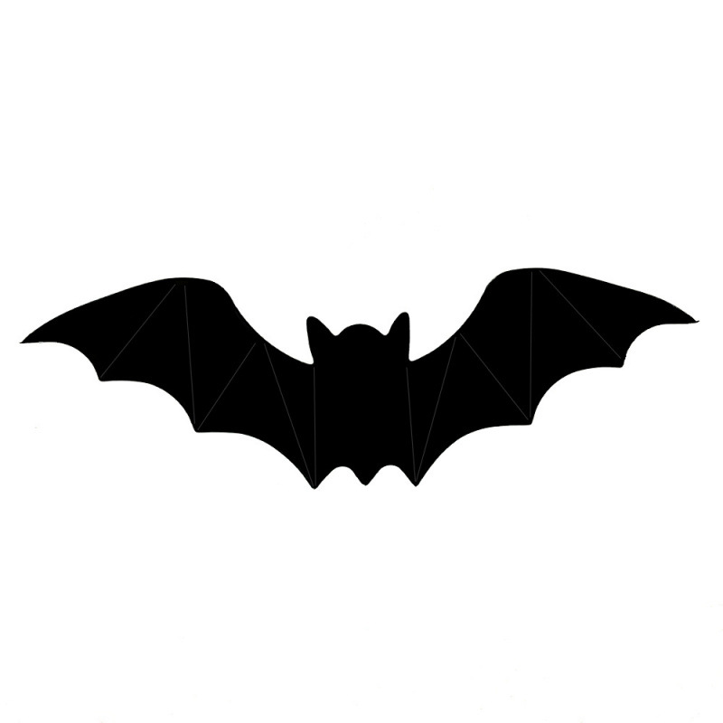 Halloween 3D Bat Self-Adhesive Sticker everydayshopit media