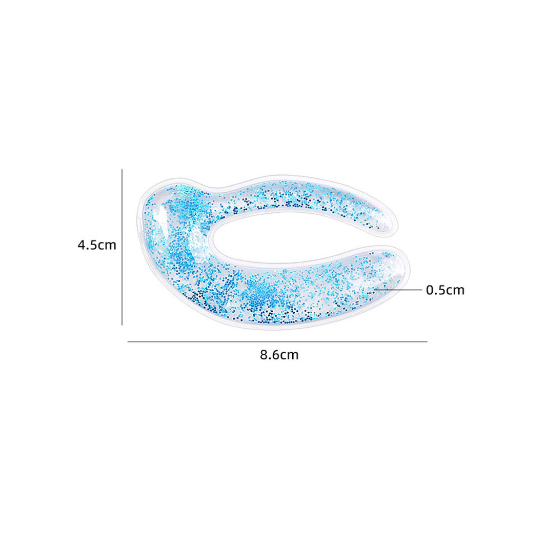 Eye Patches With A Cat-eye Opening Gel-based Under-eye Patches For Physical Soothing And A Cooling Eye Treatment