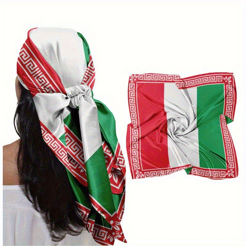 Outdoor Cheering Headband Square Scarf Versatile Head Wrap