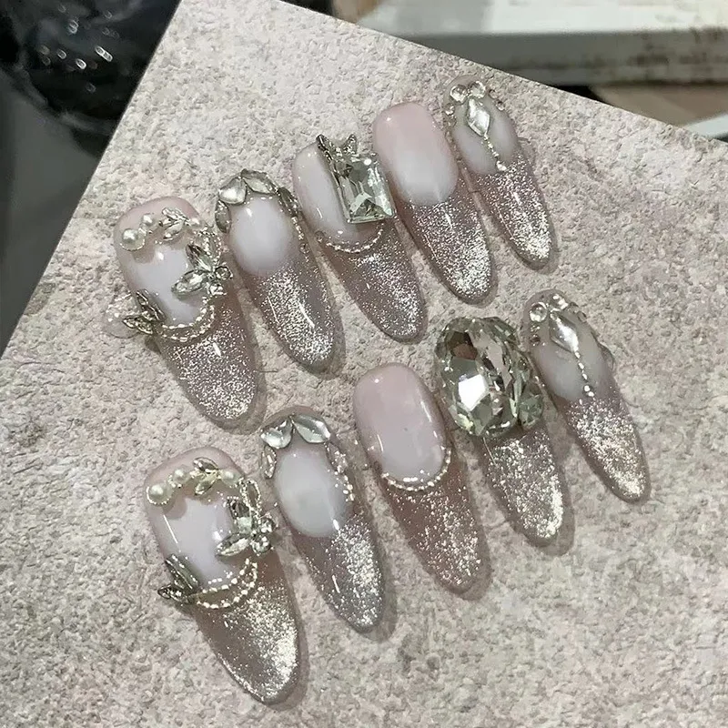 Handmade Wear Nail Size Rhinestone - Medium T
