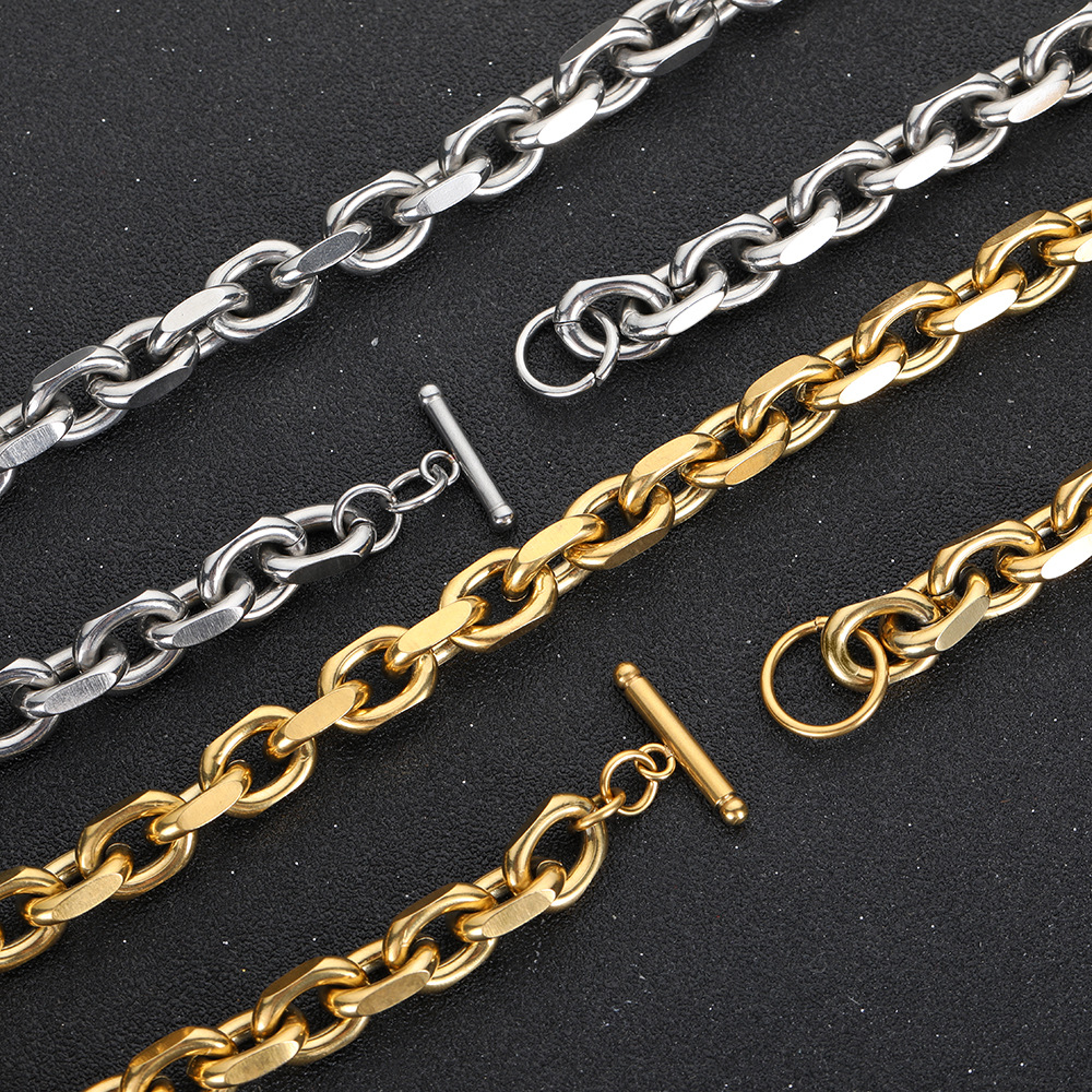 Men's Fashion Stainless Steel Cross Chain