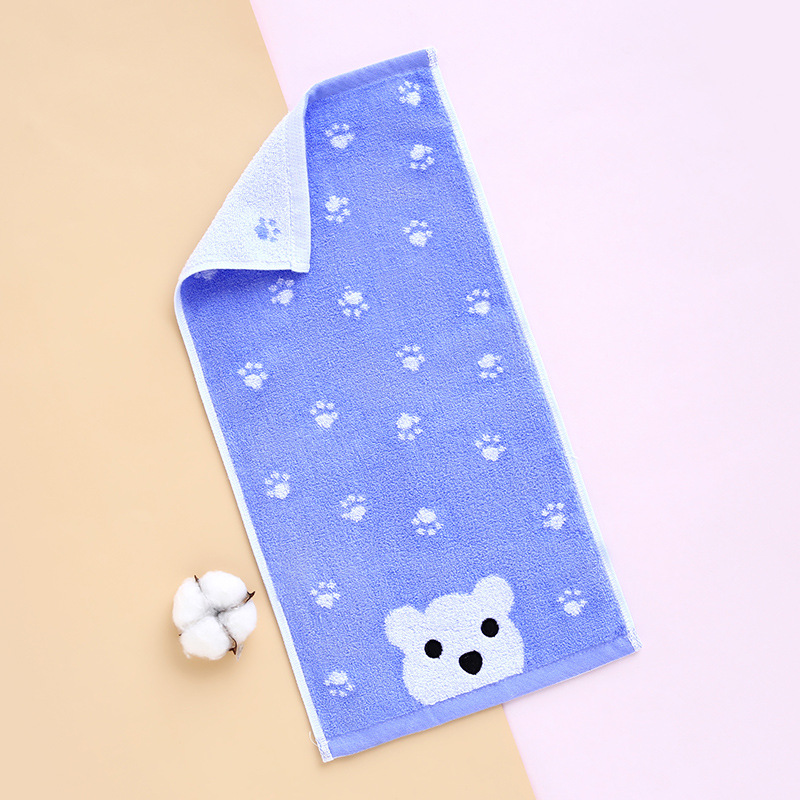 Children's Towel Home Soft Cartoon Face Towel Pure Cotton