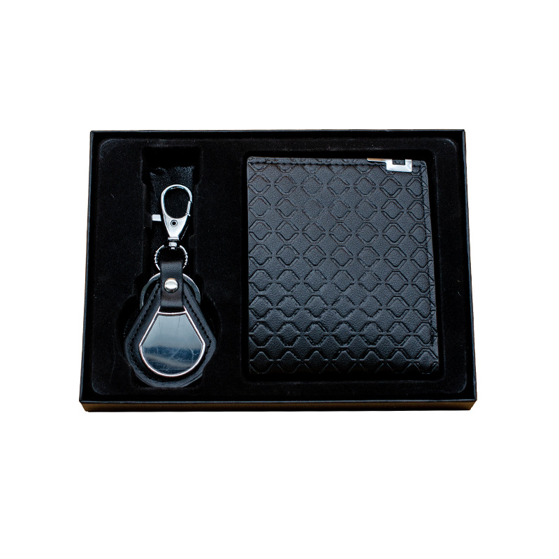 Wallet Keychain Black