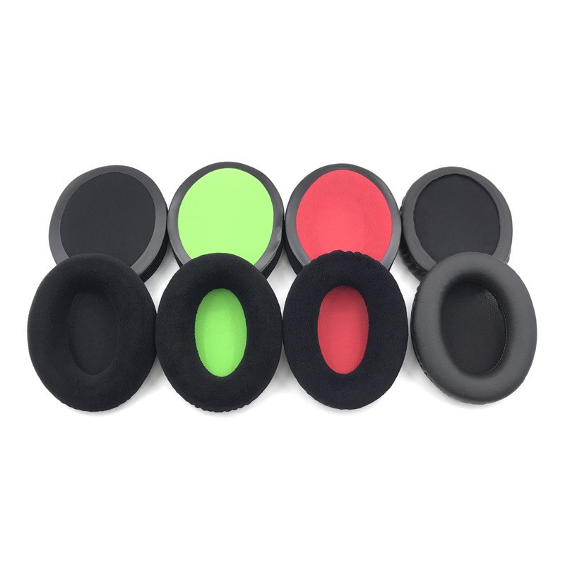Black Football Mesh Fabric Earcup Cover For Headphones
