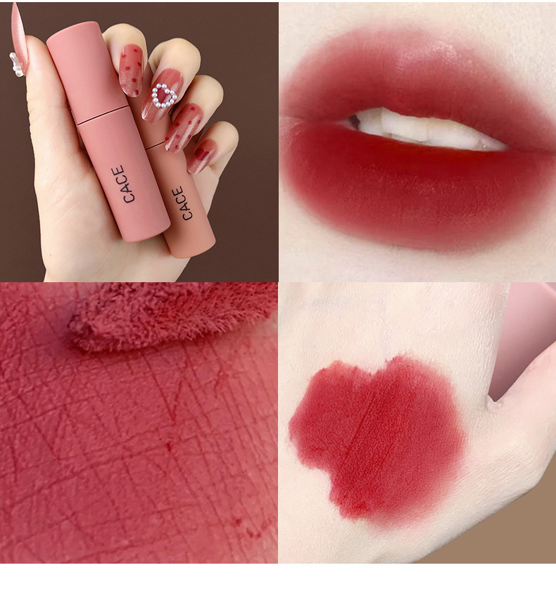 Title 12, Fluweelzachte matte lipgloss, vervaagt niet sne...