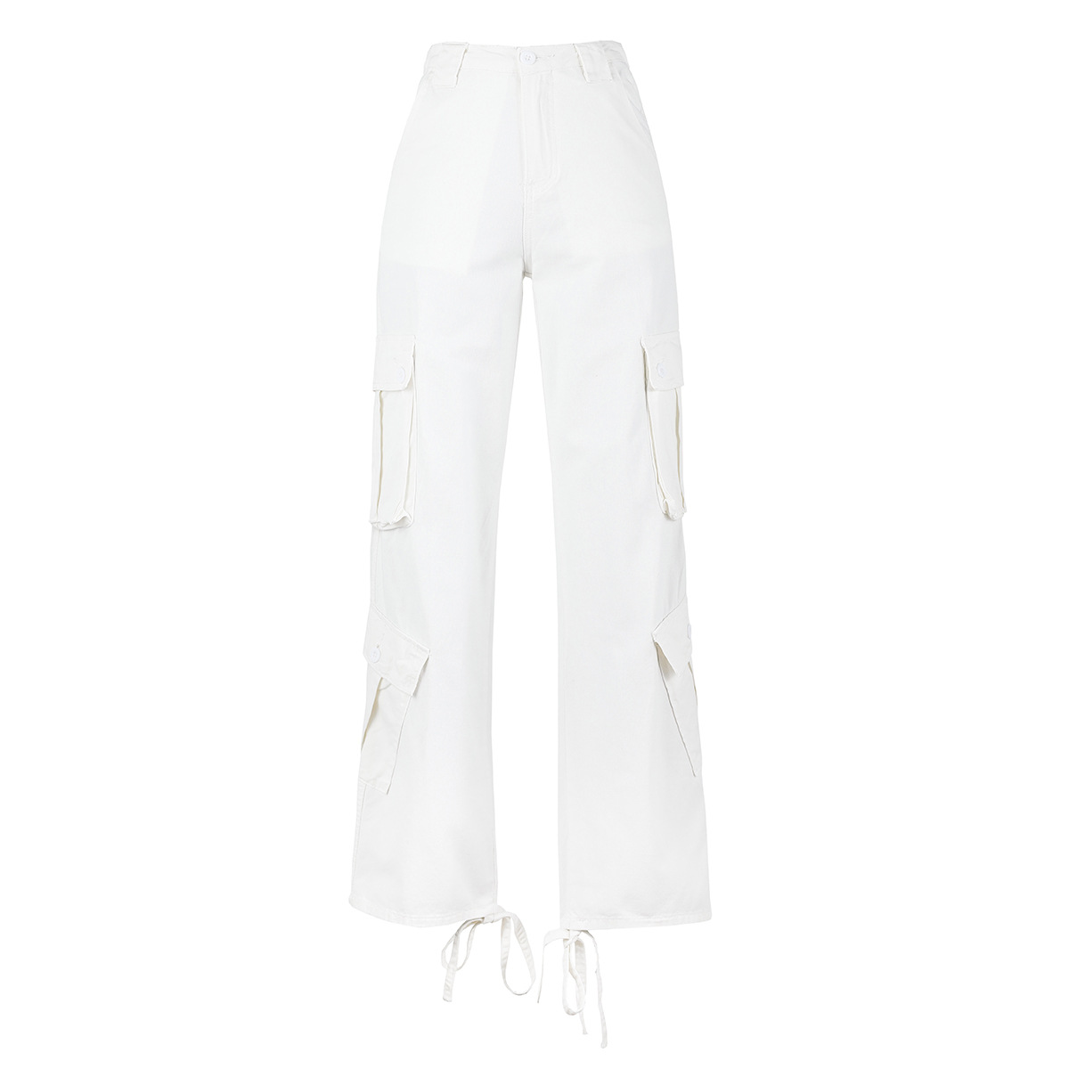 Title 20, Dames casual werkjeans met riem en meerdere zak...