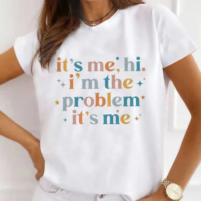 European And American Digital Printed Round Neck Sports T shirt 104509 Models - Shop at LoveMi