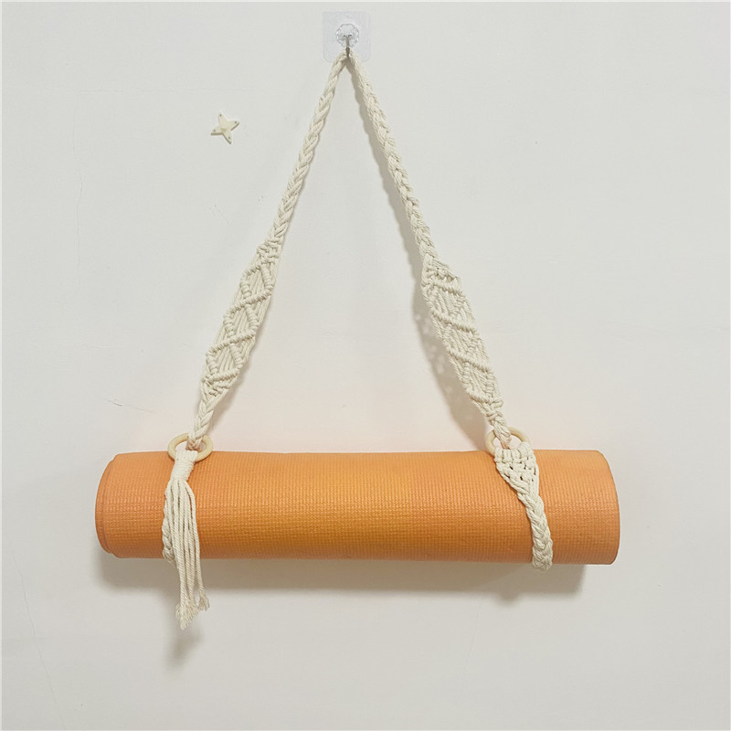 Simple Portable Yoga Mat Braided Rope Hand Woven