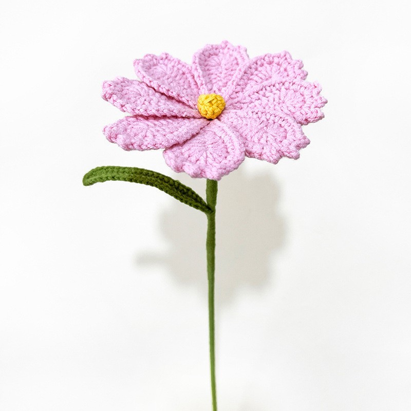 Hand-knitted Finished Yarn Bouquet Of Knitted Artificial Flowers 88