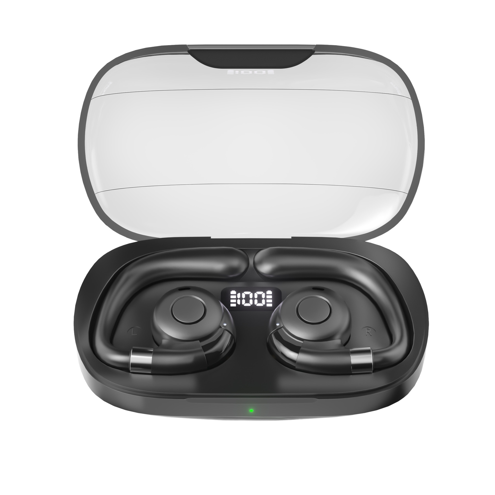 Non-entry Ear-mounted Sports Digital Display Noise Reduction Wireless Bluetooth Headset - Image 4