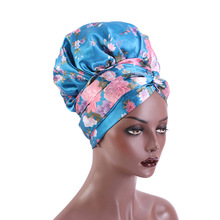 Bohemian Style Large Printed Hair Band Sleeping Hat - Image 8