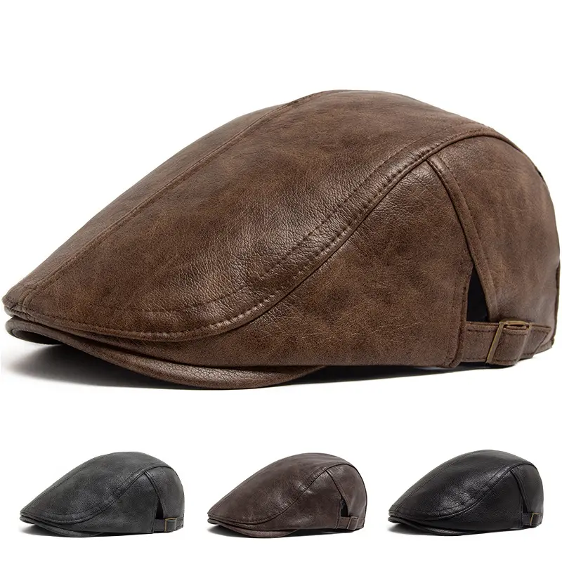British-style Vintage Thickened Warm Mens Beret