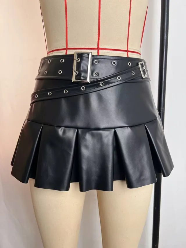 Slimming Pleated Skirt New Pleated Midi Skirt Black - Shop at LoveMi