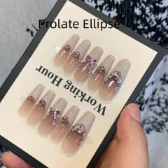 Thigh Coarse Hair Bow Finished Nail Beauty - Prolate Ellipse - View 1