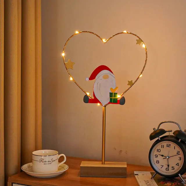 Christmas Led Wrought Iron Decorative Lamp Ornaments Love - Shop at LoveMi