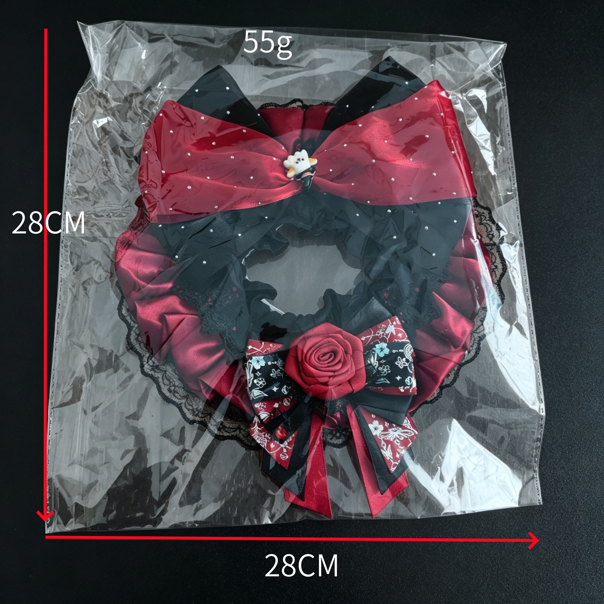 Halloween Neck Scarf, Drool Bib, Pull-on Pet Collar, Festive Accessory detail photo 5