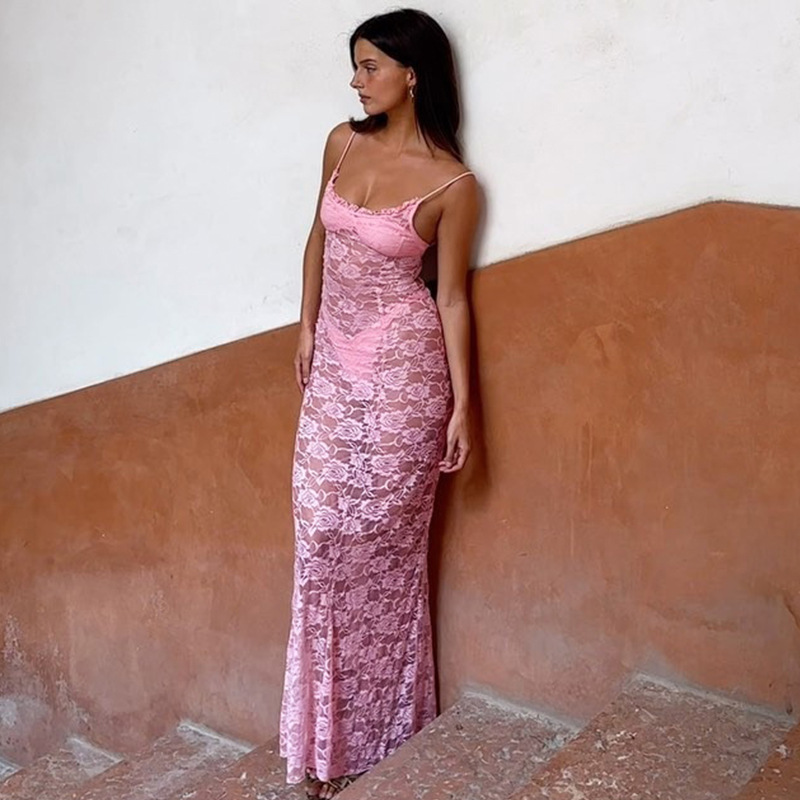 Chest Collar Elegant Evening Dress