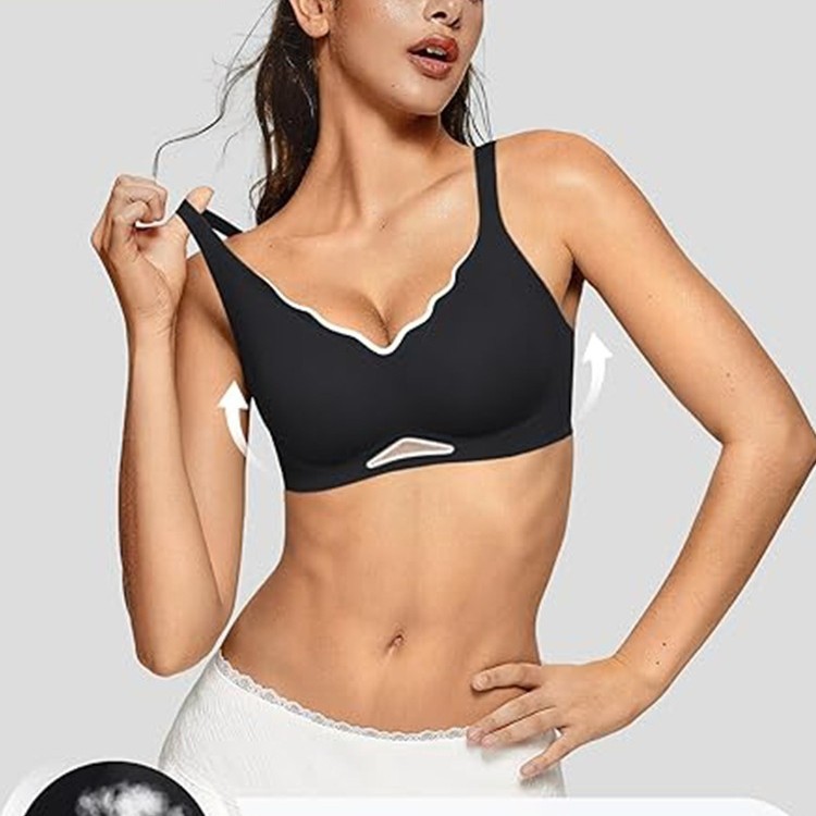 Seamless Soft-support Bra With No Underwire