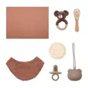 Handheld Gift Towel Wool Brush Baby Drool Towel Pacifier Set view 6