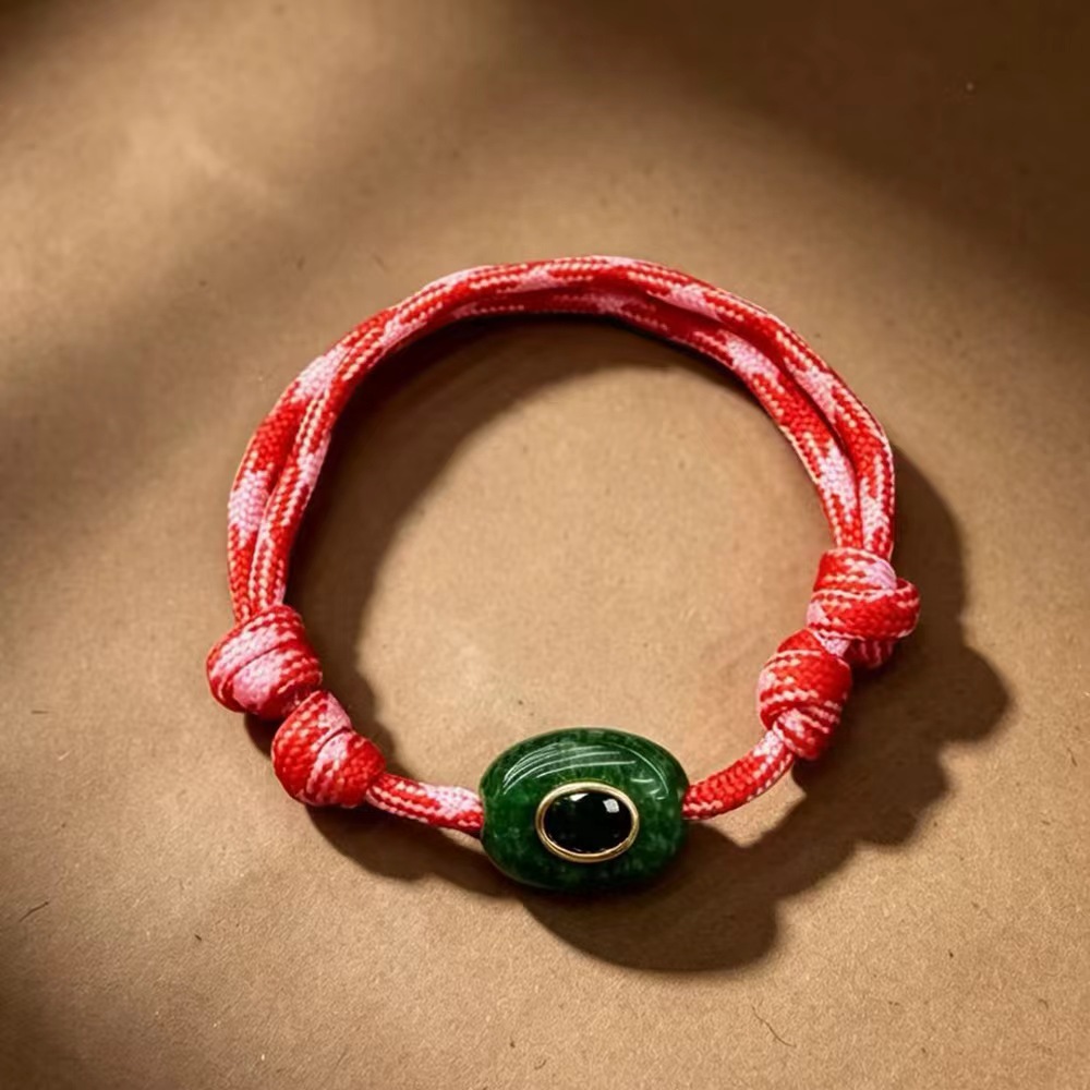 Natural Stone Evil Eye Braided Bracelet, picture 8 of 8