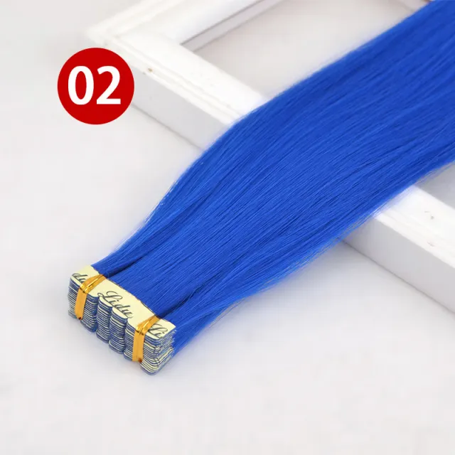 Seamless Hair Extension Highlight Color Hair Extension 2 Colors 1 Piece - Shop at LoveMi