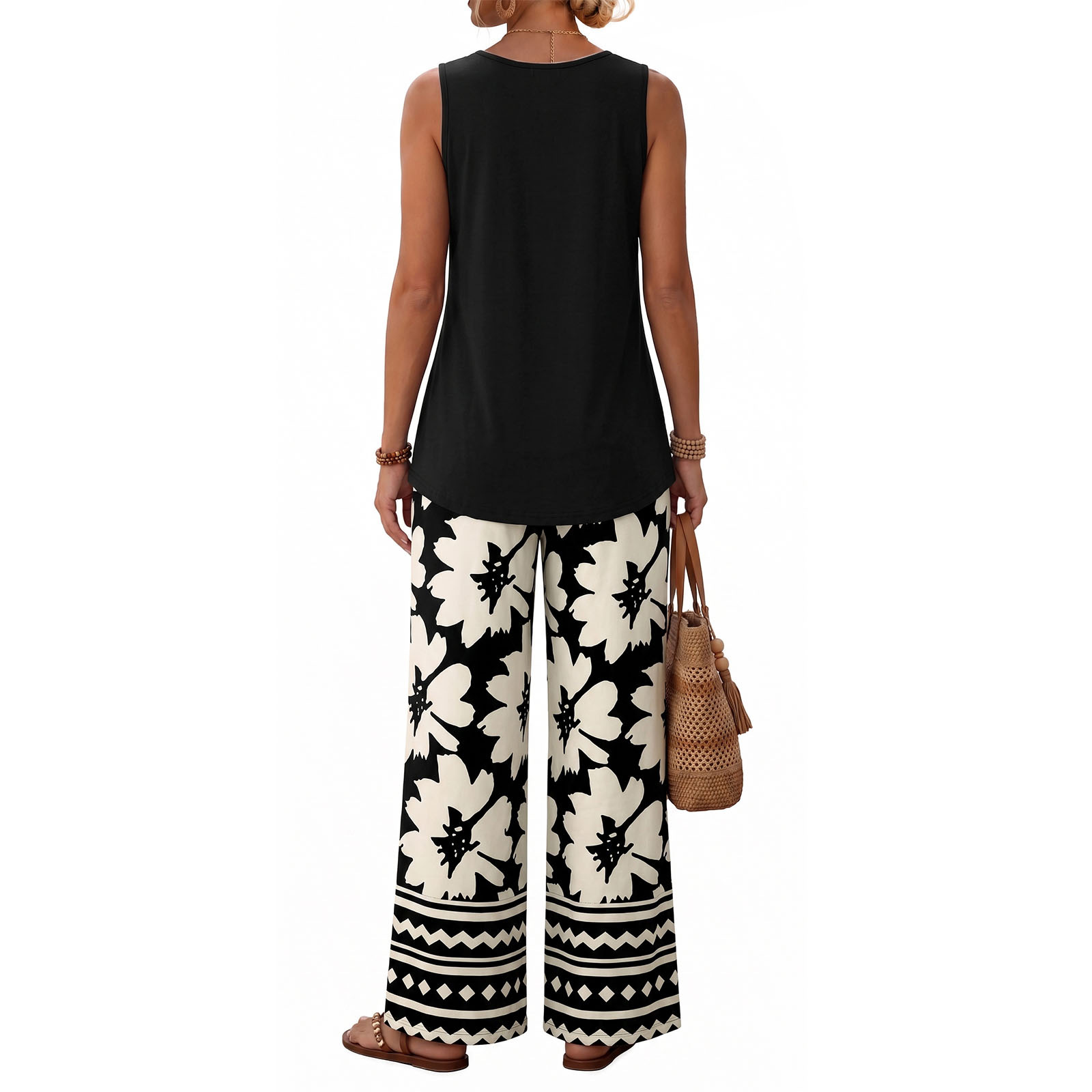 New Printed Vest And Pants Two-piece Set 94573c51 69d4 462e B6f3 A33df2728525