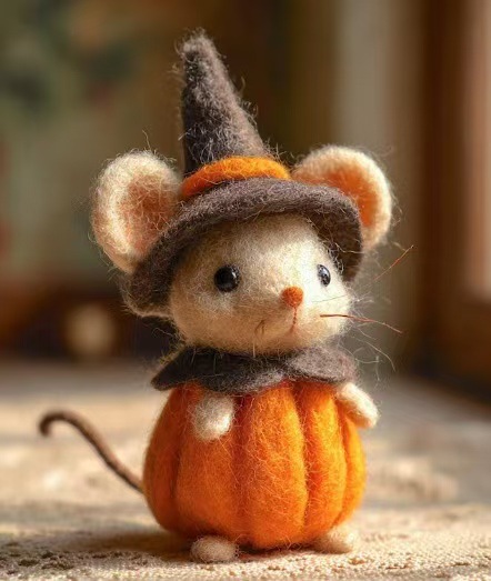Halloween Ghost Pumpkin Mouse Cute And Adorable