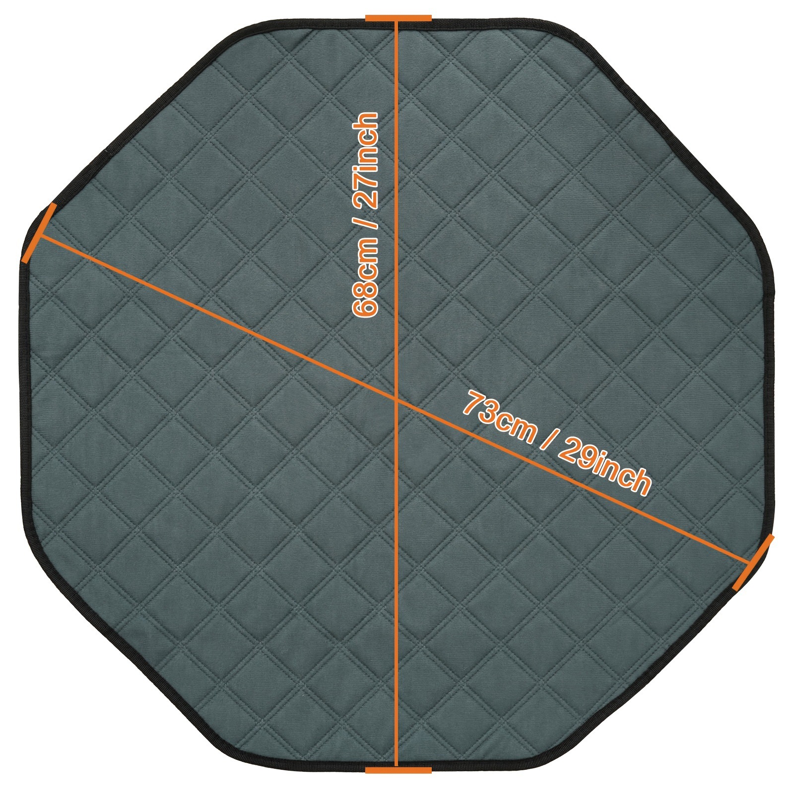 New Washable Octagonal Dog Potty Pad 9
