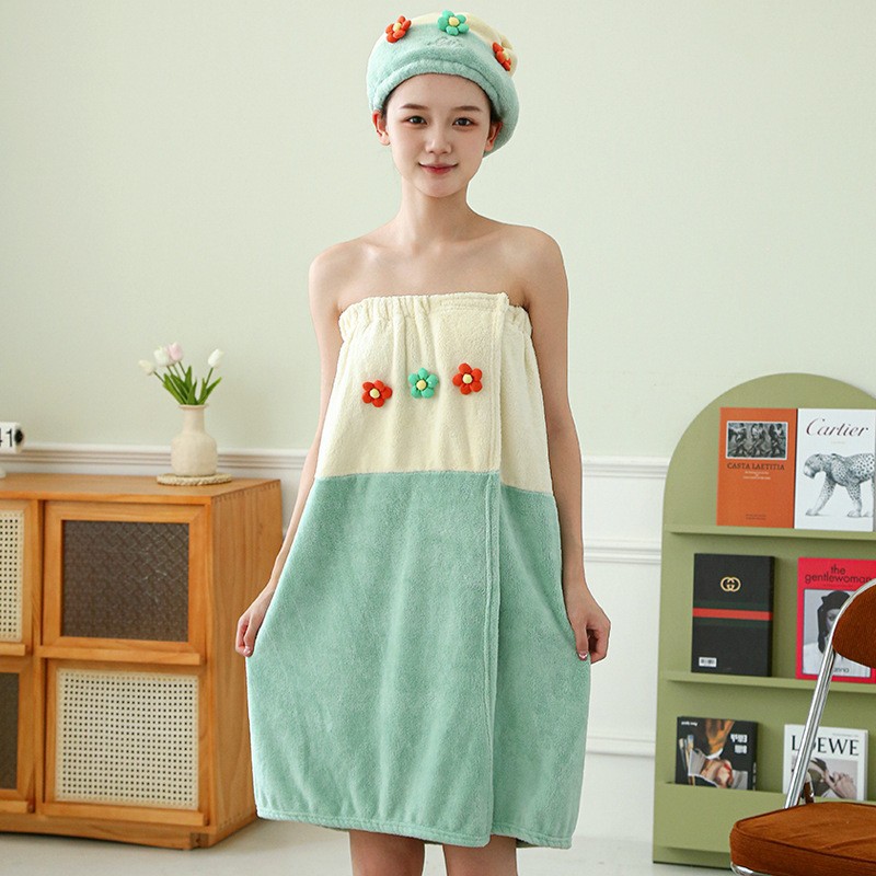 Green Bath Skirt