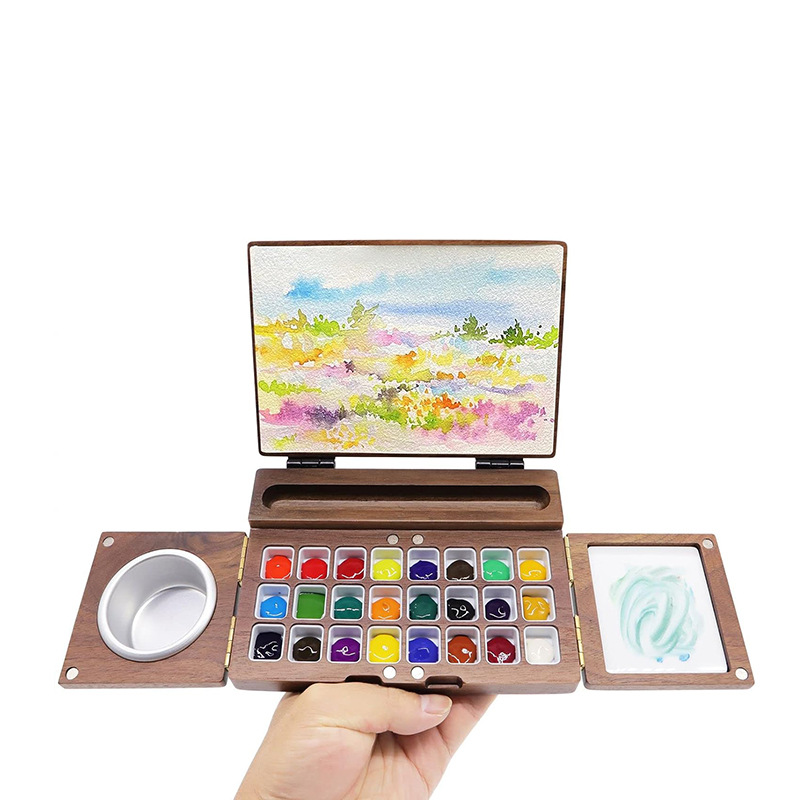 Title 2, Tri-fold Watercolor Drawing Board Portable Trav...