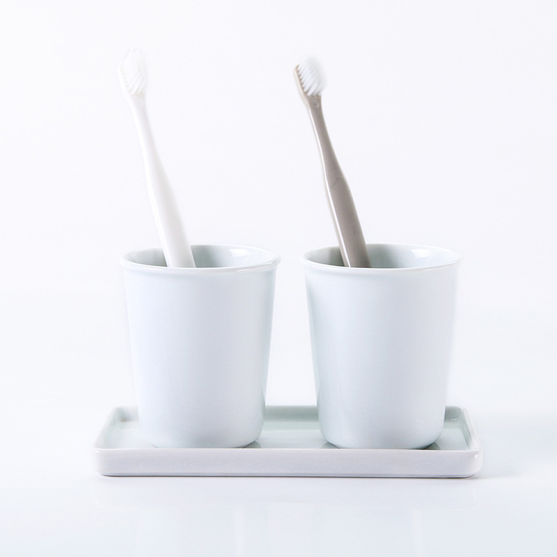 Tavă din ceramică, farfurie în stil japonez, inspirată de MUJI, vas dreptunghiular minimalist
