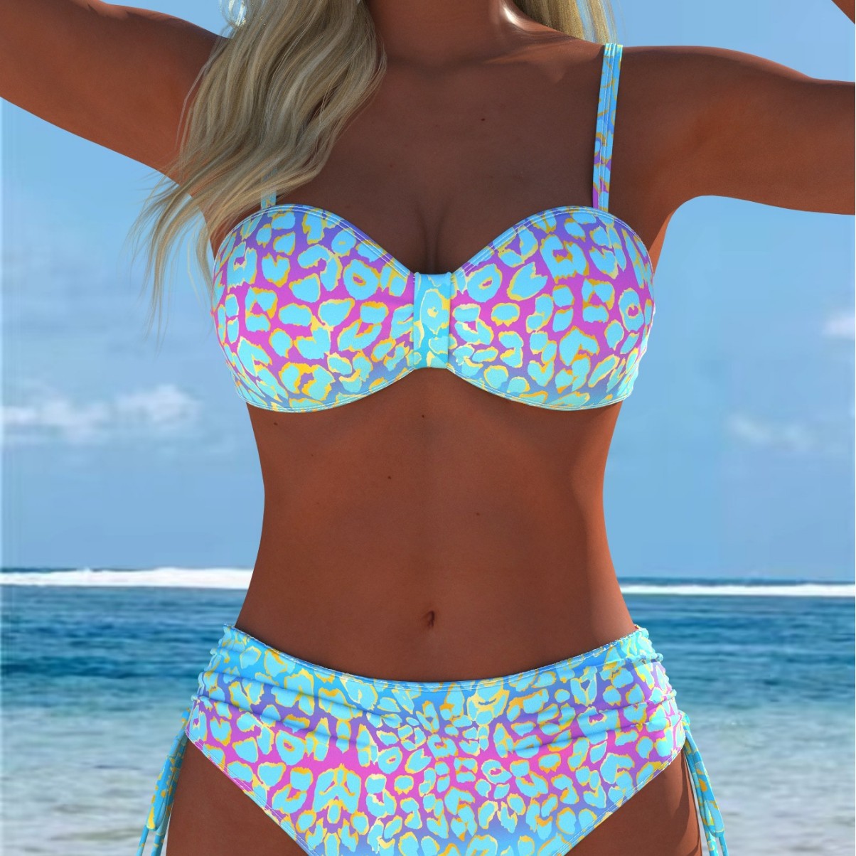 Bikini Set Two-piece Womens Swimsuit
