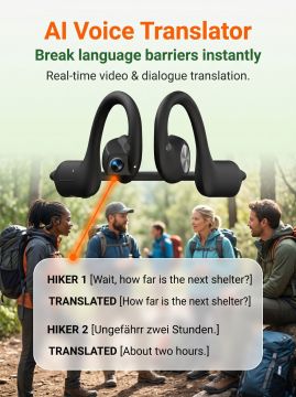 New Smart Camera Bluetooth Earphones