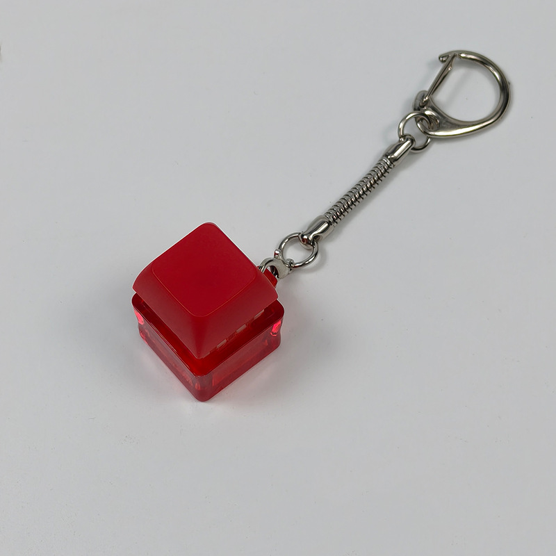 Stress-relief Keychain Toy With Finger-popping Buttons For Venting