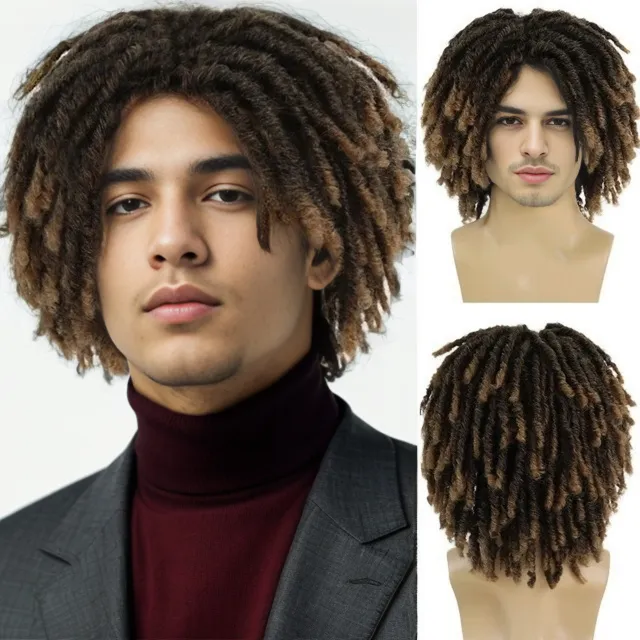 Men's African Dreadlocks Chemical Fiber Full head Wig T1B 27 Color - Shop at LoveMi