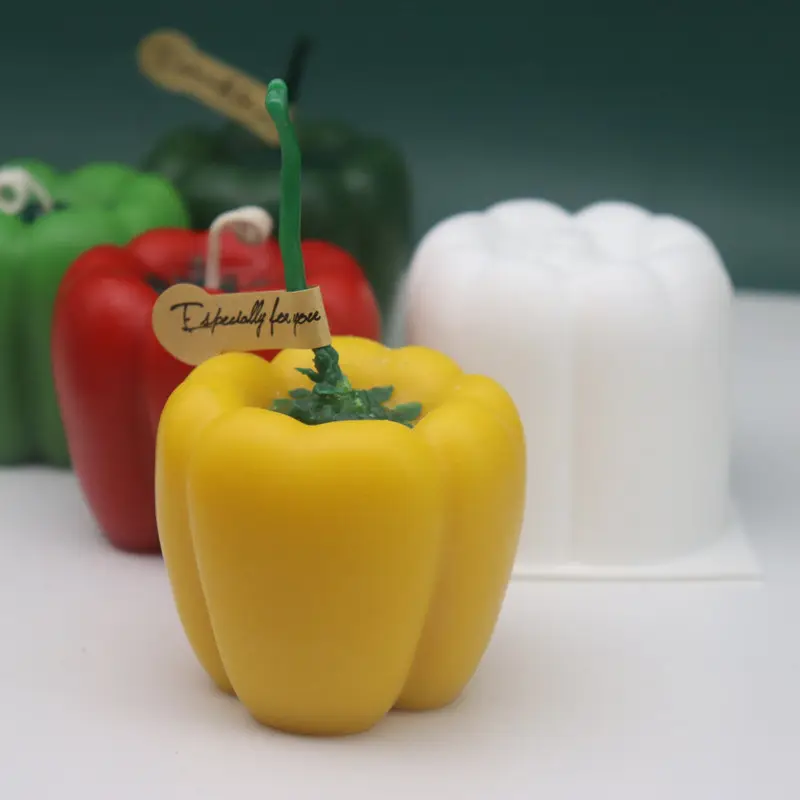 DIY Homemade Chili Scented Candle Mousse Cake