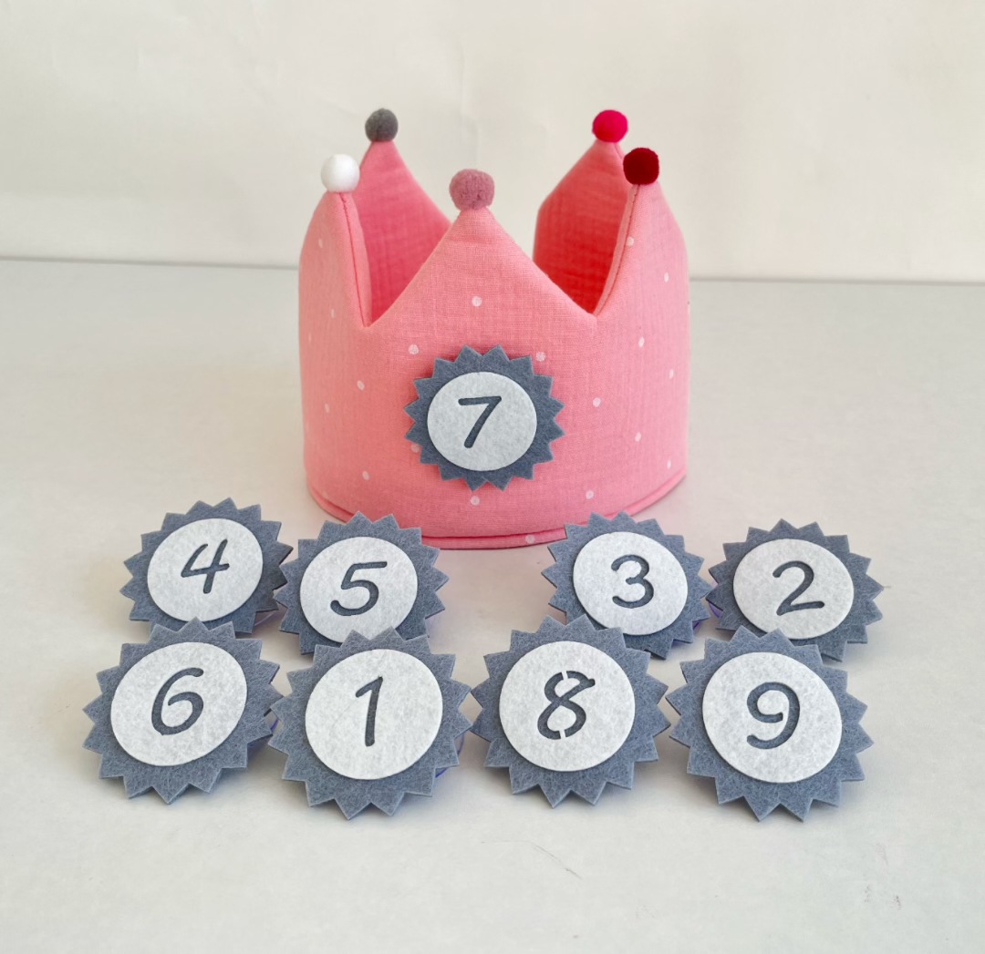 Pink With Dots Crown