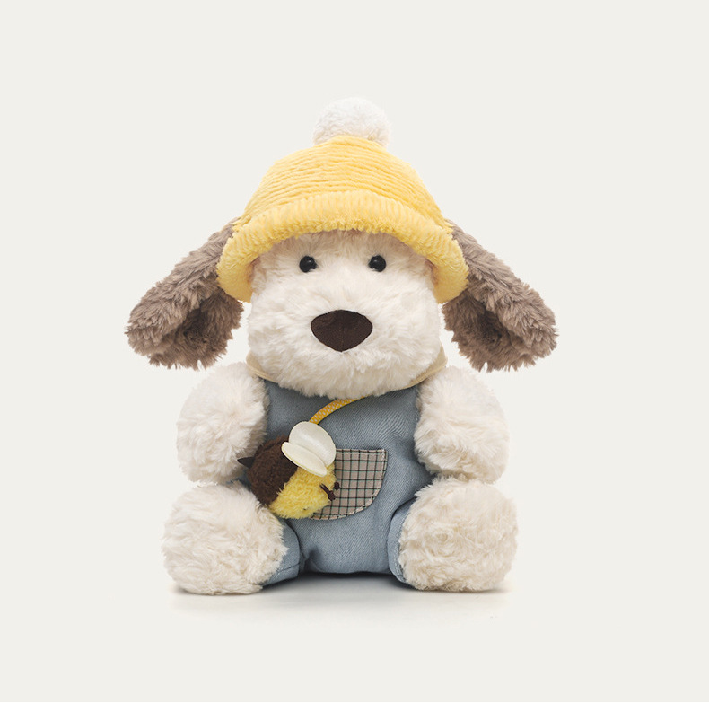 Cute Sitting Rupi Dog Plush Toy A Cuddly Stuffed Animal Perfect For Hugging While You Sleep