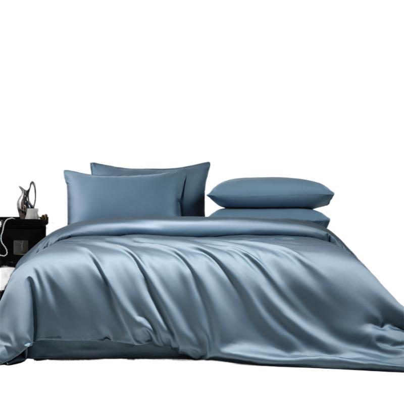 Affordable Luxury High-end Tencel Four-piece Bedding Set Sheets And Duvet Cover — foto 2