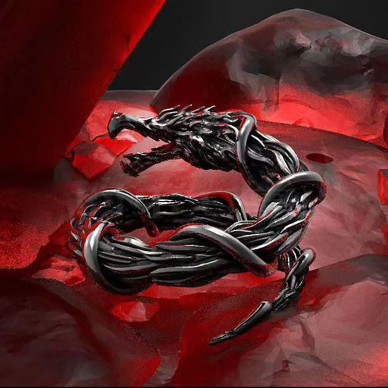 Chapter Personality Night Flame Killing Black Dragon Wave Ring