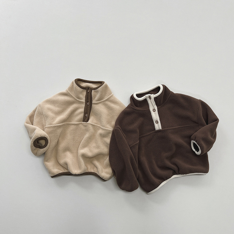 Children's Korean-style Mori Style All-matching Warm Lightweight Top