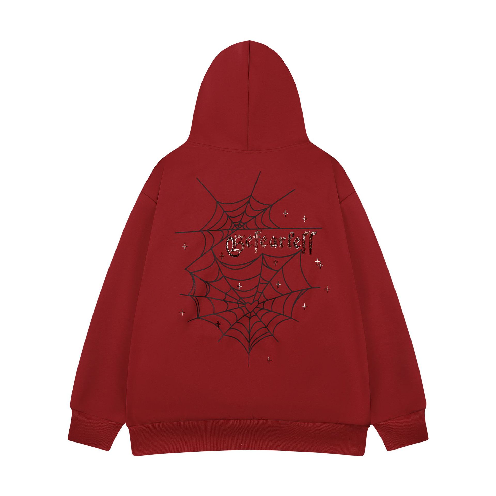 Retro Spider Couple Hooded Sweater