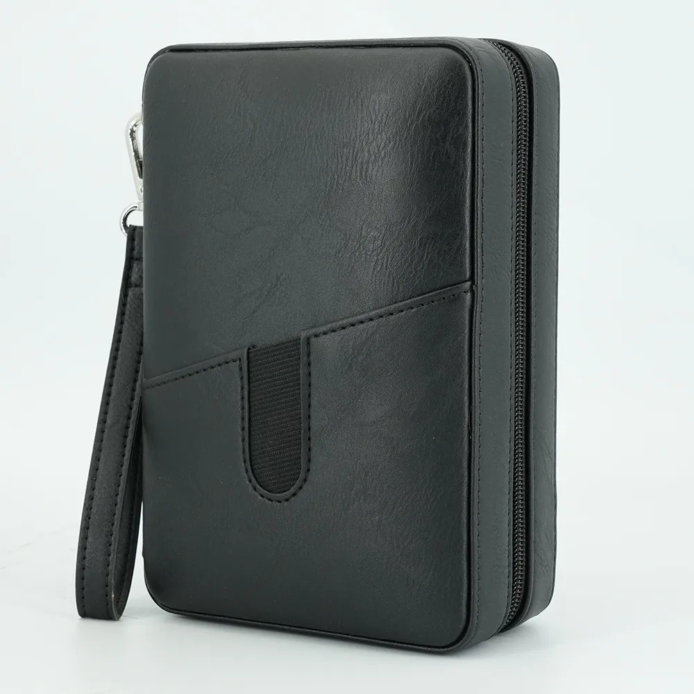 Cigar Box Zipper Bag Suitable For Cigarette Boxes - Black