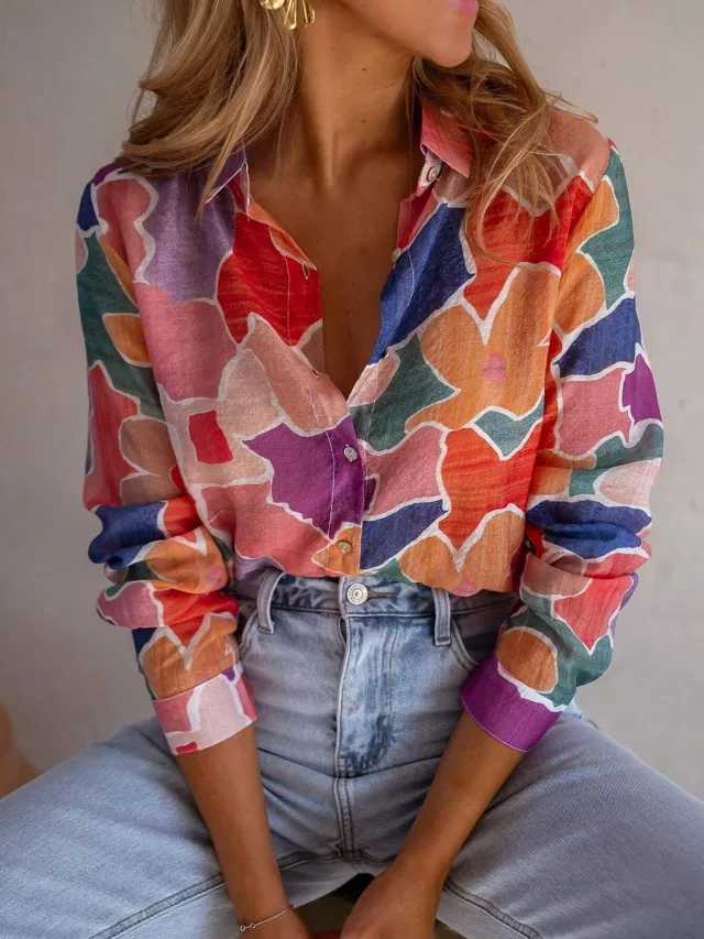 Women's Fashion Casual All match Short sleeved Shirt Wg25Rq250421Y033 - Shop at LoveMi