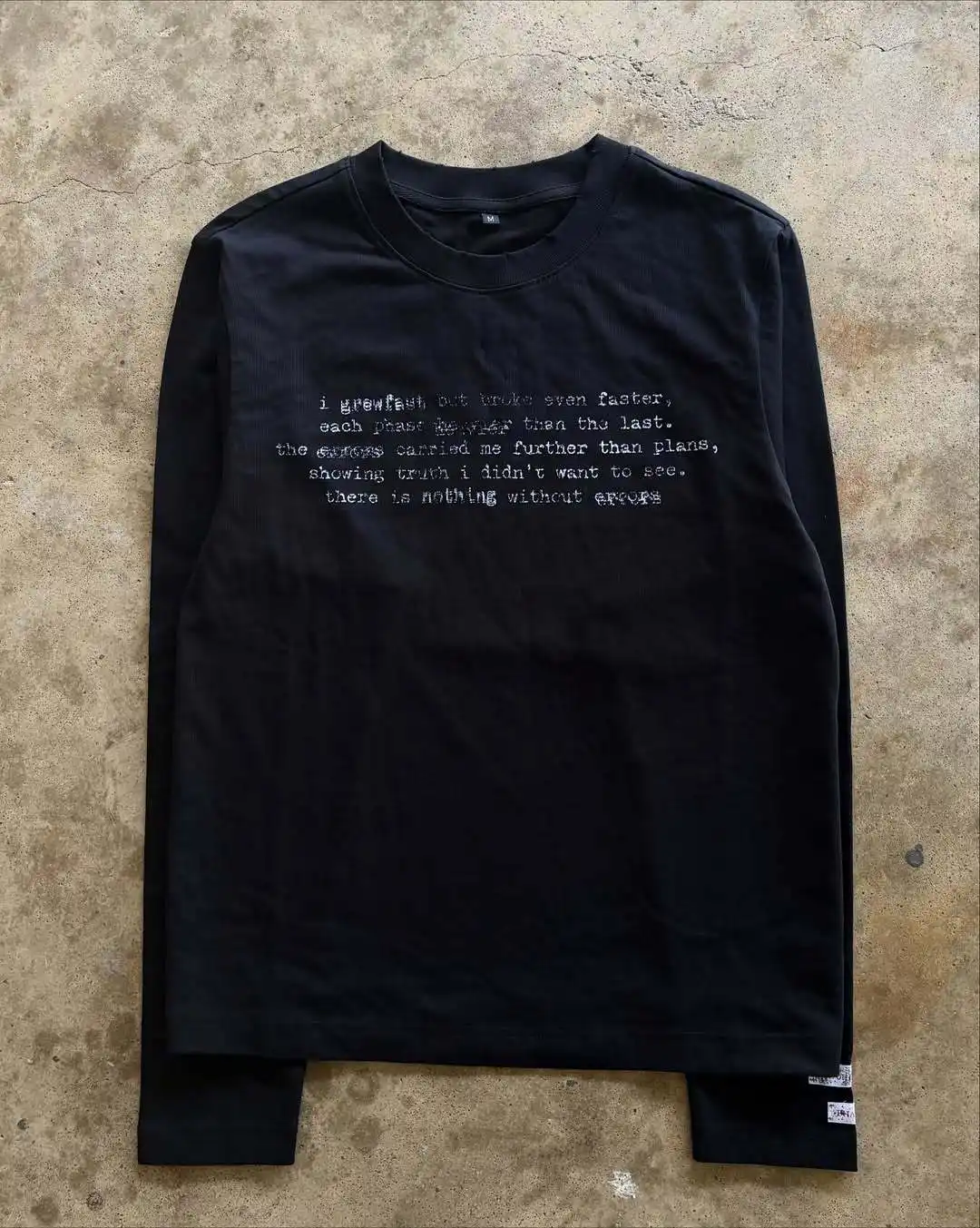 Mens Long-Sleeve Vintage T-Shirt
