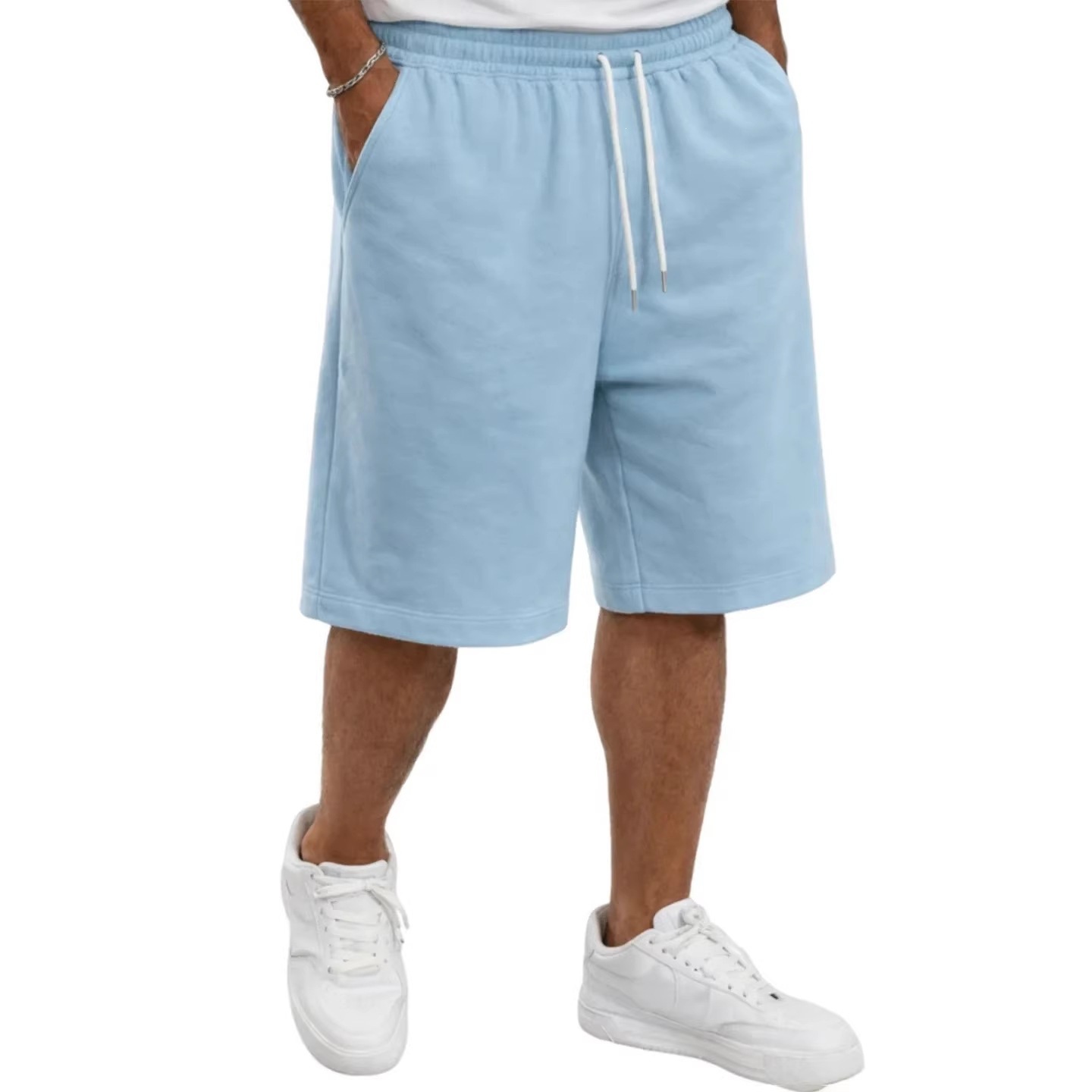 Men's European And American-style Casual Drawstring Shorts