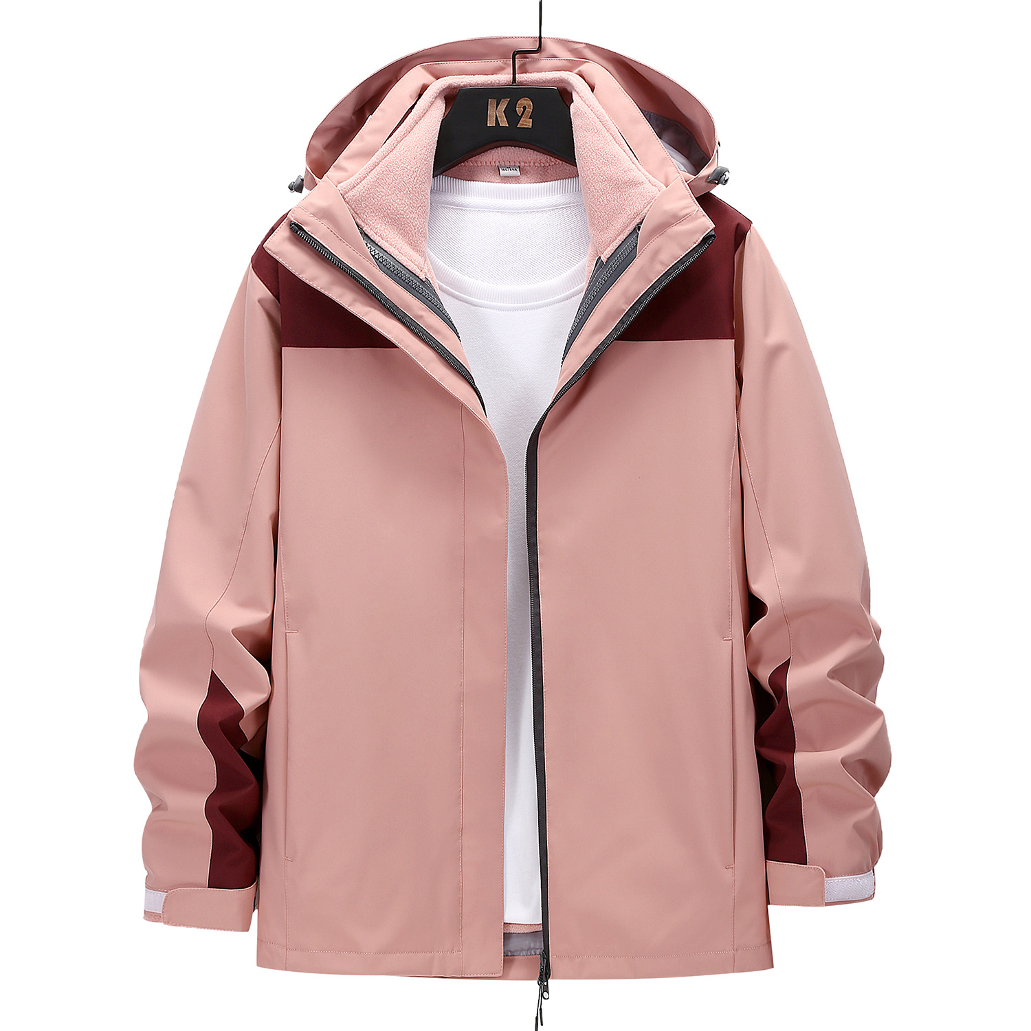 Outdoor Warm Keeping Sports Three-in-one Removable Shell Jacket