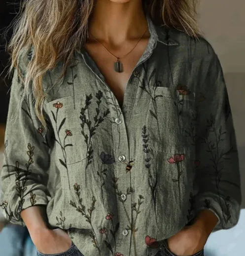 D Printed Exquisite Linen Women's Top Ncs02525022504 - Shop at LoveMi